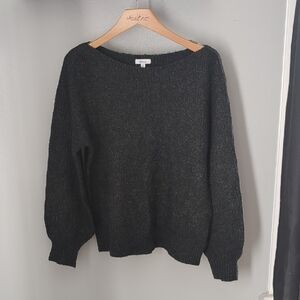 Reitmans Black Crewneck Knit Sweater